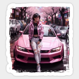 Fast and Furious girl Sticker